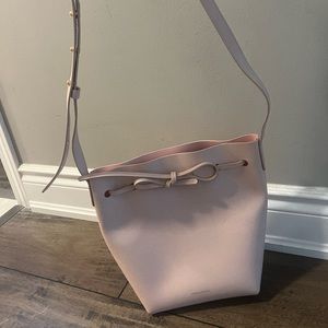 Mansur Gavriel pink bucket bag
